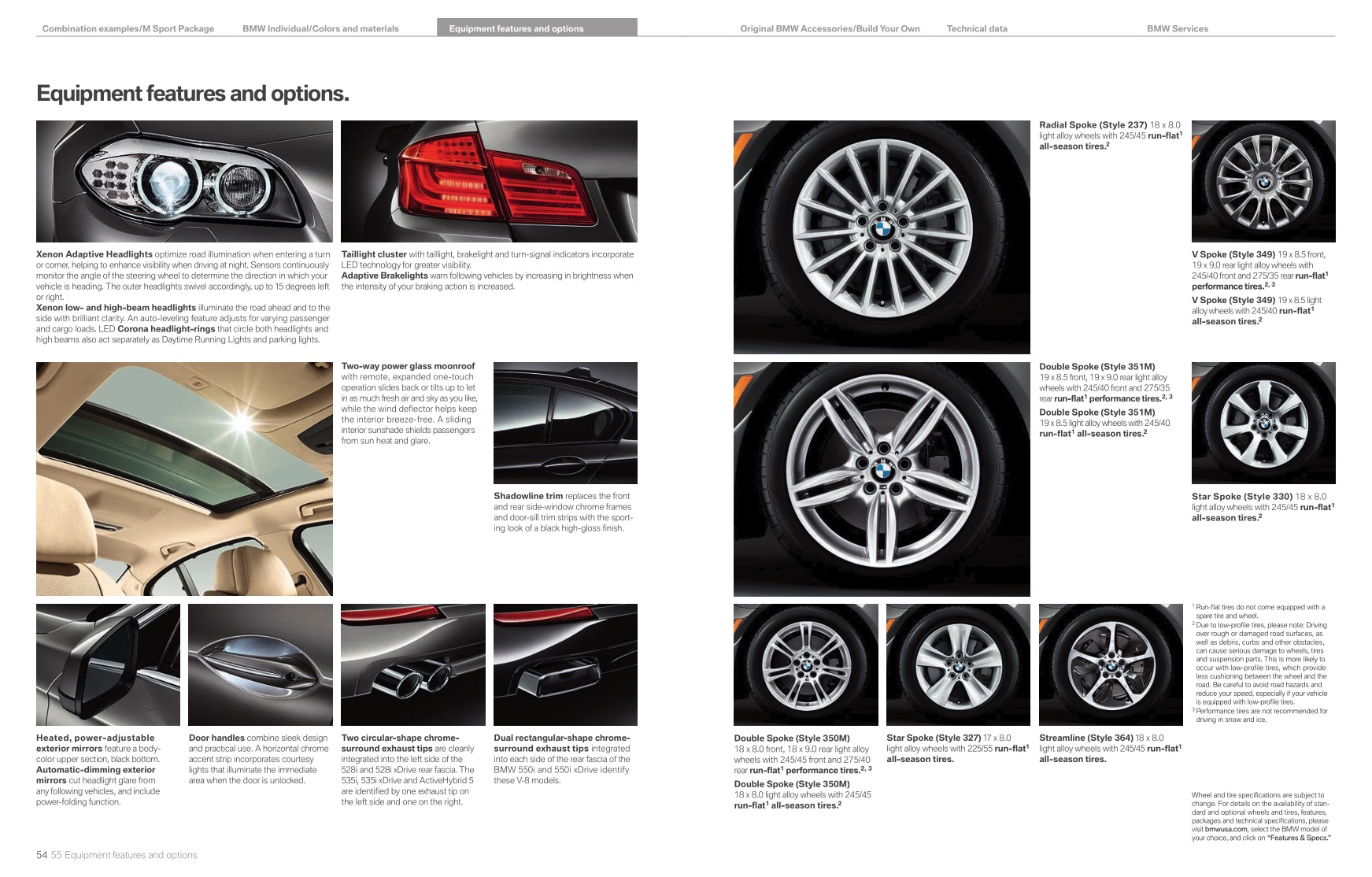2013 BMW 5-Series Brochure Page 28